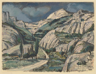 Saint-Guilhem-le-Désert, Hérault, cirque du Bout du Monde - Hermann Lismann — visning af kunstværket
