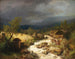 Moulin sur un torrent - Hermann Ottomar Herzog — visning af kunstværket