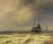 to skibe ved havet - Hermann Ottomar Herzog — visning af kunstværket
