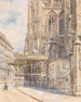 Tour syd for katedralen Saint-Étienne med Gerst - Hermann Schmidt — visning af kunstværket