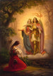 Apparition des saints Catherine et Michel à Jeanne d'Arc - Hermann Stilke — visning af kunstværket