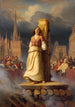 Mort de Jeanne d'Arc au bûcher - Hermann Stilke — visning af kunstværket