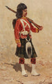 En soldat af Gordon Highlanders - Hermanus Willem Koekkoek — visning af kunstværket