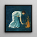 Héros - Sir Edward Coley Burne-Jones — indrammet kunstværk på væggen