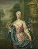 Portrait af Claudine van Royen født i 1712, gift med Pieter Teding van Berkhout - Hieronymus van der Mij — visning af kunstværket