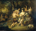 hyrder og hyrdinder i et landskab - Hieronymus van der Mij — visning af kunstværket