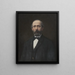 Monsieur Johan Henrik Scharp - Hildegard Norberg — indrammet kunstværk på væggen