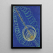 Chaos primordial nr. 16 Serie WUROSEN Gruppe 1 - Hilma af Klint — indrammet kunstværk på væggen