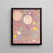 De ti største nr. 8 i voksenalderen - Hilma af Klint — indrammet kunstværk på væggen