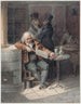La lecture de la Gazette - Hippolyte Bellangé — visning af kunstværket