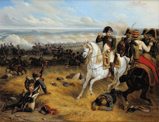 Napoléon ved Wagram - Hippolyte Bellangé — visning af kunstværket