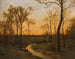 Solnedgang - Hippolyte Camille Delpy — visning af kunstværket