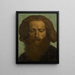 Hippolyte Flandrin | Maleri Tête d'homme barbu — indrammet kunstværk på væggen