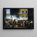 Kampen på Rohan-gaden den 29. juli 1830 - Hippolyte Lecomte — indrammet kunstværk på væggen
