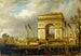 La Fête de la Fraternité le 20 avril 1848 place de l'Étoile distribution des drapeaux à la garde nationale - Hippolyte Sbron — visning af kunstværket
