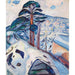 Reproduktion af maleriet Vinter i Kragerø - Edvard Munch
