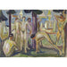 Reproduktion af maleriet Mennesker i et landskab - Edvard Munch