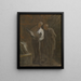 Collectionneurs d'estampes - Honoré Daumier — indrammet kunstværk på væggen