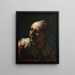 Tête de Pasquin - Honoré Daumier — indrammet kunstværk på væggen