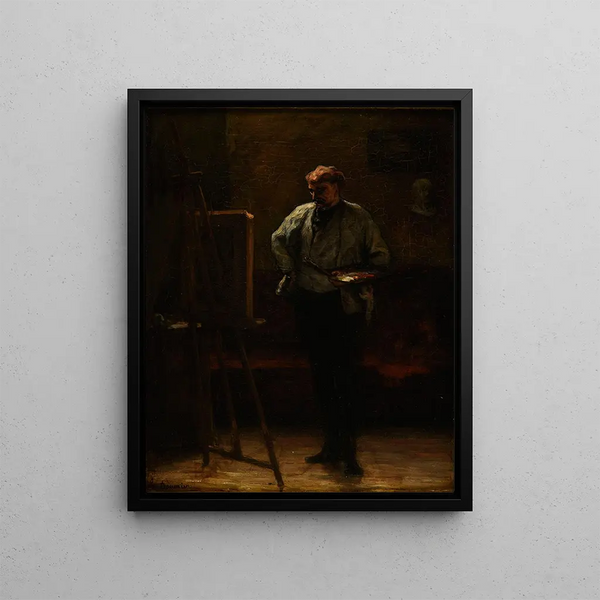Le Maler - Honoré Daumier — indrammet kunstværk på væggen