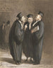 De tre dommere - Honoré Daumier — visning af kunstværket