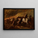 Les Fugitifs - Honoré Daumier — indrammet kunstværk på væggen
