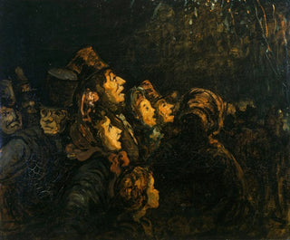 Les fusées - Honoré Daumier — visning af kunstværket