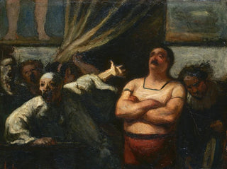 L'Homme fort - Honoré Daumier — visning af kunstværket