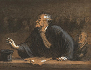 Honor Daumier - Un dfenseur habile.webp