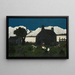Cabane dans le coton - Horace Pippin — indrammet kunstværk på væggen