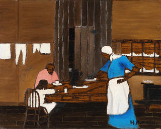 L'heure du souper - Horace Pippin — visning af kunstværket