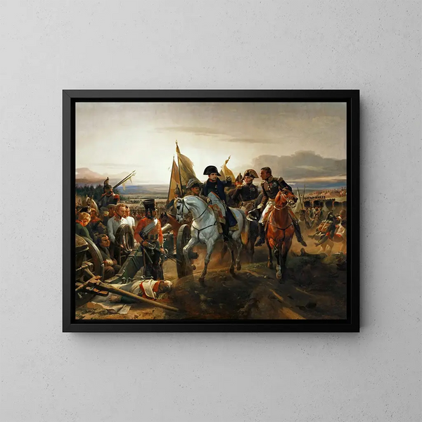 La bataille de Friedland, juin 1807 - Horace Vernet — indrammet kunstværk på væggen