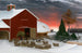 Cour de ferme en hiver - Horatio Shaw — visning af kunstværket