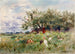 Observation des dindons - Horatio Walker — visning af kunstværket