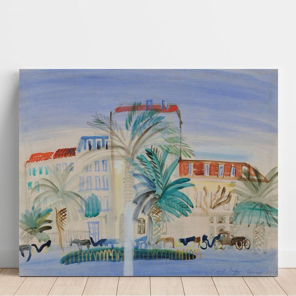 Reproduktion af maleriet Hotel i Cannes - Raoul Dufy