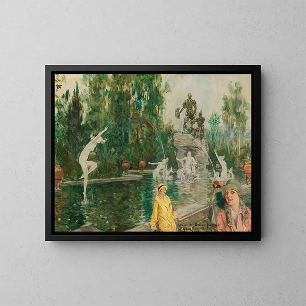 Esquisse pour la fontaine Balboa - Howard Chandler Christy — indrammet kunstværk på væggen