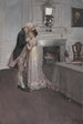 Washington og Nellie Custis - Howard Pyle — visning af kunstværket