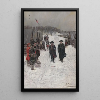 Howard Pyle - Washington and Von Steuben at Valley Forge.webp