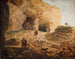 En karriere med en flok får - Hubert Robert — visning af kunstværket