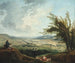 Et stort landskab nær Paris - Hubert Robert — visning af kunstværket