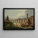 Aqueduc i ruiner - Hubert Robert — indrammet kunstværk på væggen