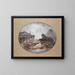 Caprice architectural - Hubert Robert — indrammet kunstværk på væggen