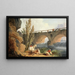 Pont sur une cascade - Hubert Robert — indrammet kunstværk på væggen