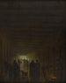 Gang i fængslet Saint-Lazare - Hubert Robert — visning af kunstværket