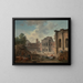 Démolition du château de Meudon - Hubert Robert — indrammet kunstværk på væggen