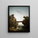 Vue fantastique sur Tivoli - Hubert Robert — indrammet kunstværk på væggen