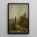 Havekunstværk Monument de jardin - Hubert Robert — indrammet kunstværk på væggen