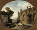 L'Abreuvoir - Hubert Robert — visning af kunstværket