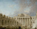 L'École de chirurgie en construction - Hubert Robert — visning af kunstværket