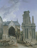L'Église des Feuillants en démolition - Hubert Robert — visning af kunstværket